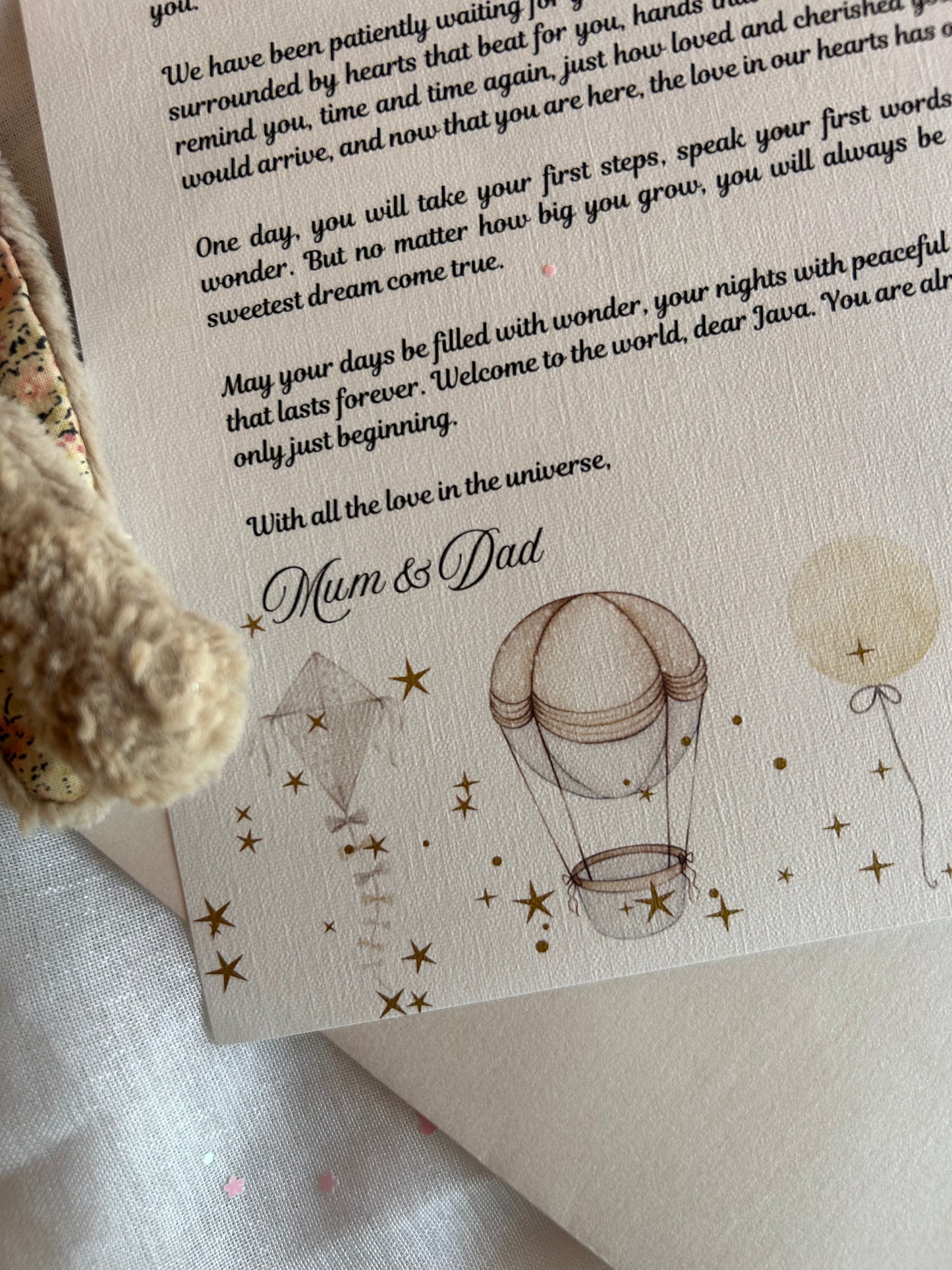 Welcome to the world, little one.