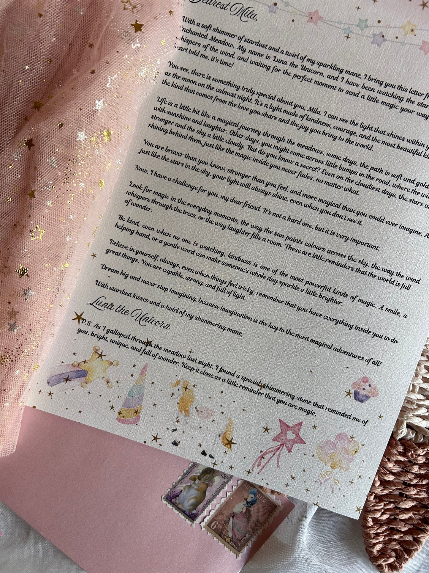 A Magical Unicorn Letter!