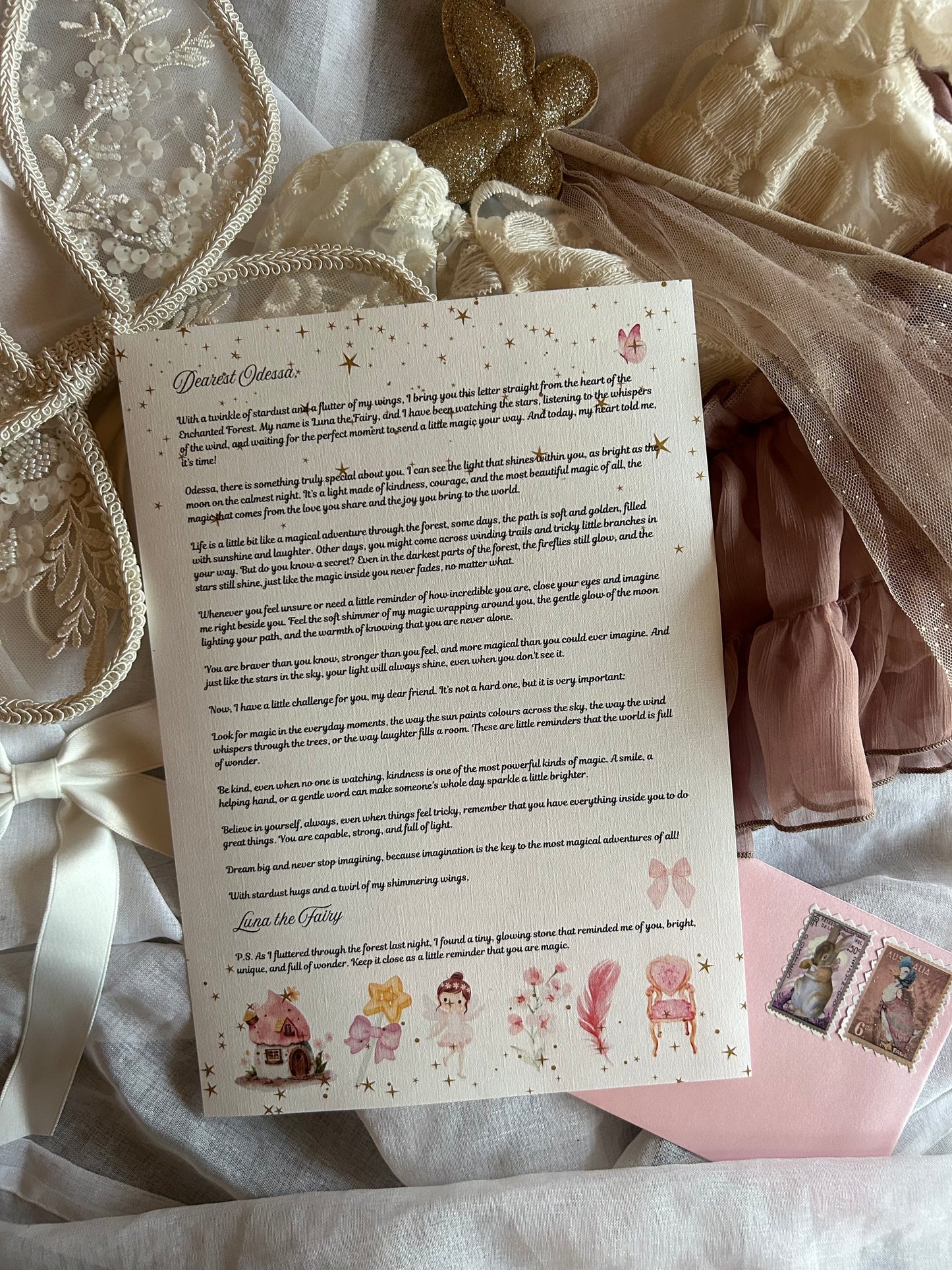 Sprinkled with Fairy Dust - Letter from a Fairy